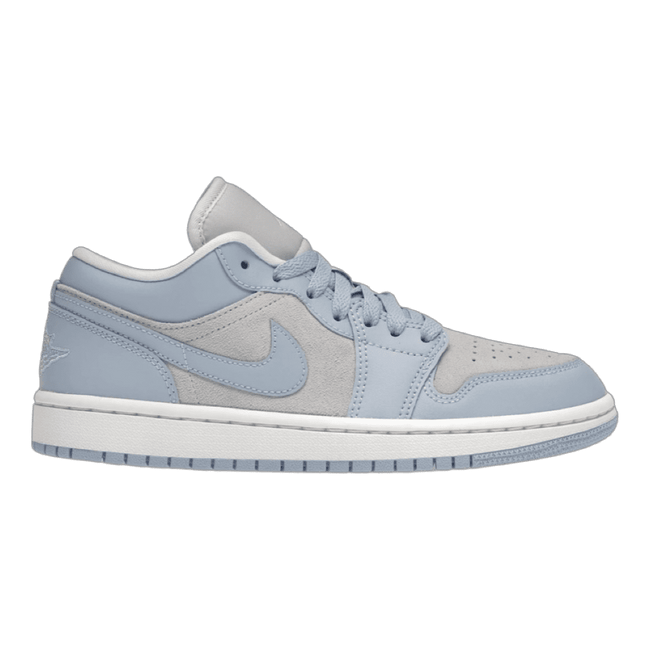Women's Air Jordan 1 Low Football Grey Aluminum