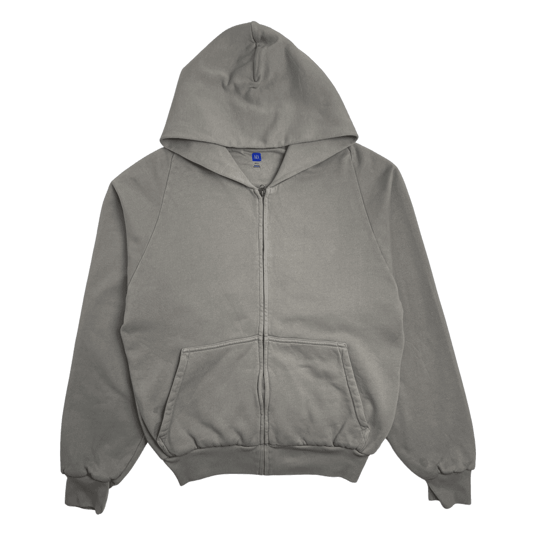 Yeezy x Gap Unreleased Zip-up Hoodie Light Grey