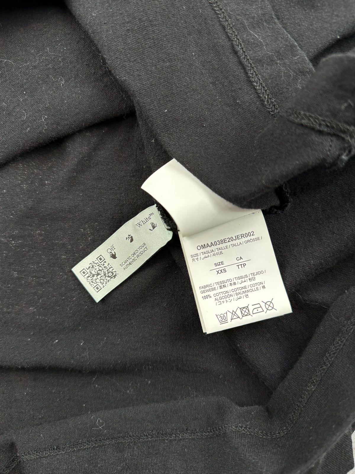 Off-White Marker Arrow Tee Black (USED)
