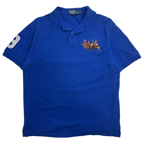 Vintage Polo Ralph Lauren Button-up Shirt Blue | Vintage Clothing Store Canada