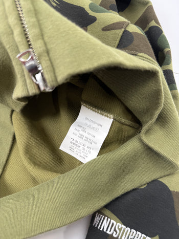 BAPE 1st Camo Shark Windstopper Full Zip Up Hoodie (USED)