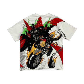 Chronic Images Ghost Rider vs Spawn AOP Tee (USED)