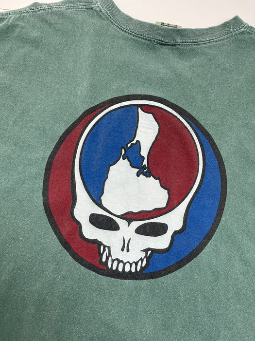 (XL) Vintage Grateful Dead Band Tee Green | Vitnage Clothing Store Canada