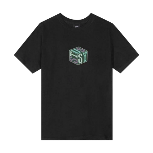 Stussy Cube Pig Dyed Tee Black | Vintage Clothing Store Canada