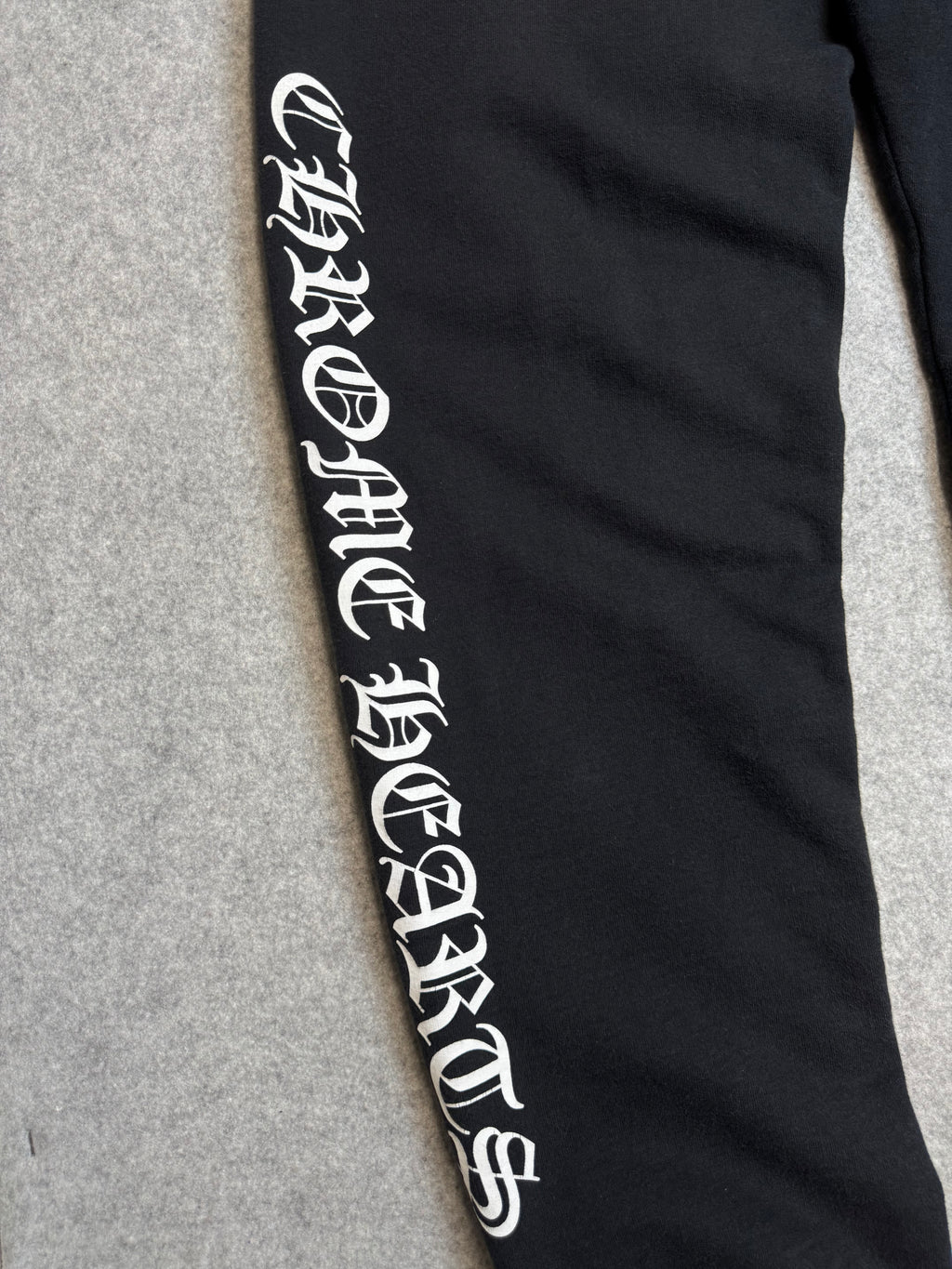 Chrome Hearts Scroll Logo Sweatpants Black