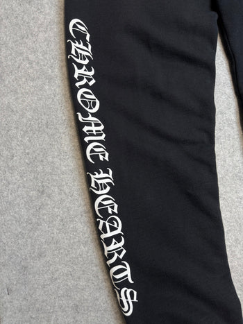Chrome Hearts Scroll Logo Sweatpants Black
