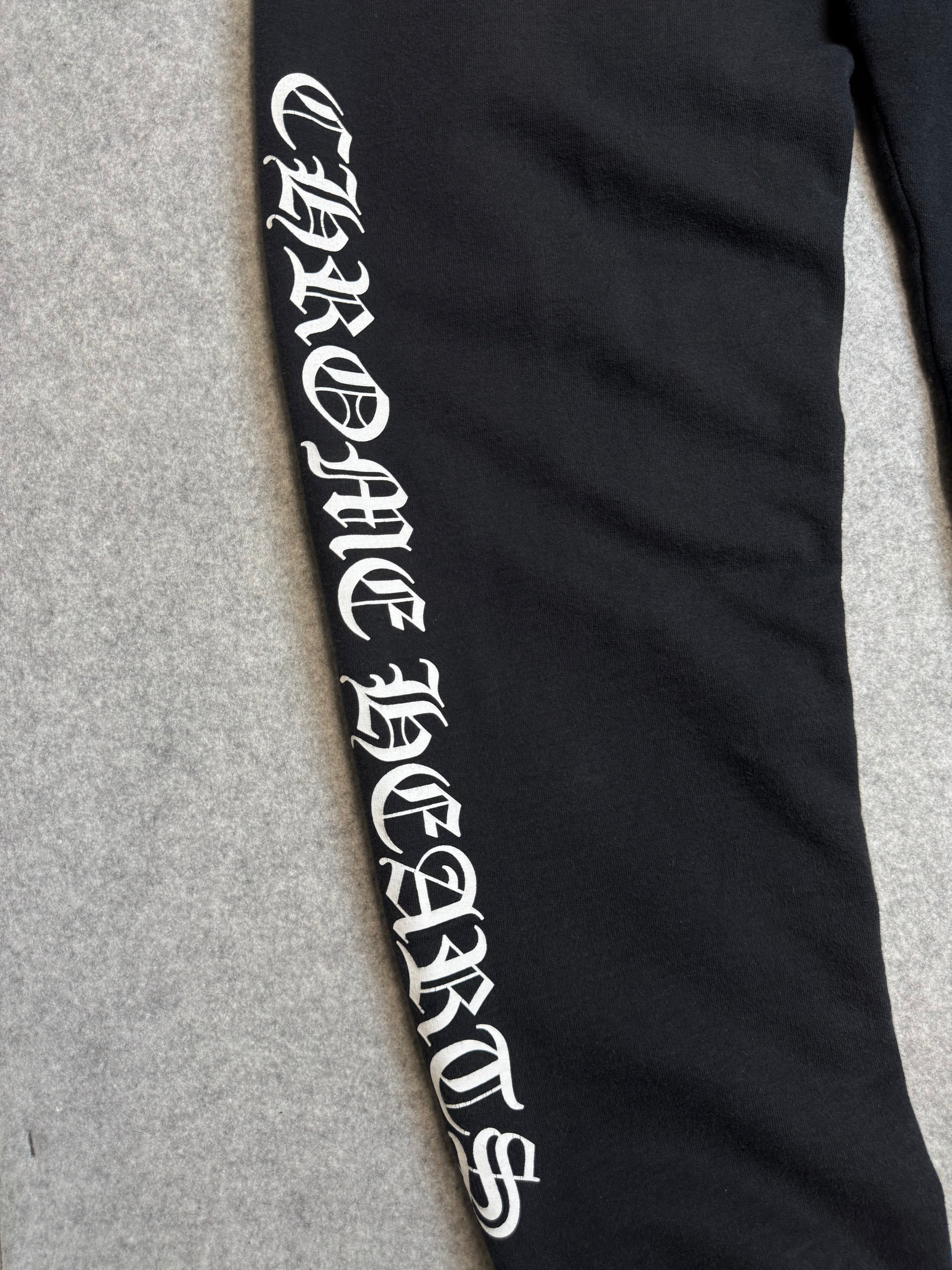 Chrome Hearts Scroll Logo Sweatpants Black