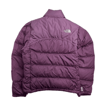 Vintage Wmns The North Face 700 Puffer Jacket Red Violet