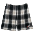 Supreme x Nike Plaid Sweatshort Black FW18 (USED)