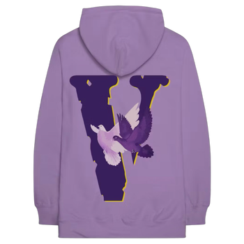 Vlone x Nav Doves Hoodie Purple