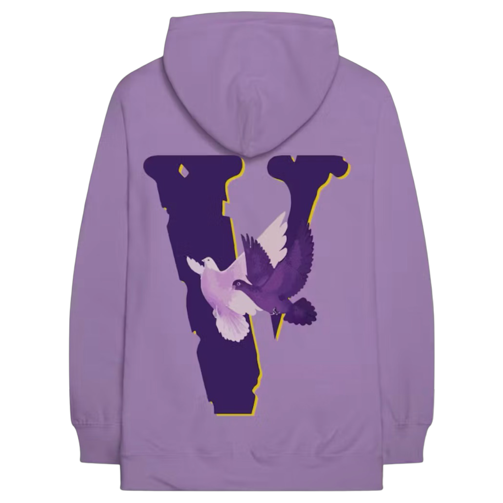 Vlone x Nav Doves Hoodie Purple