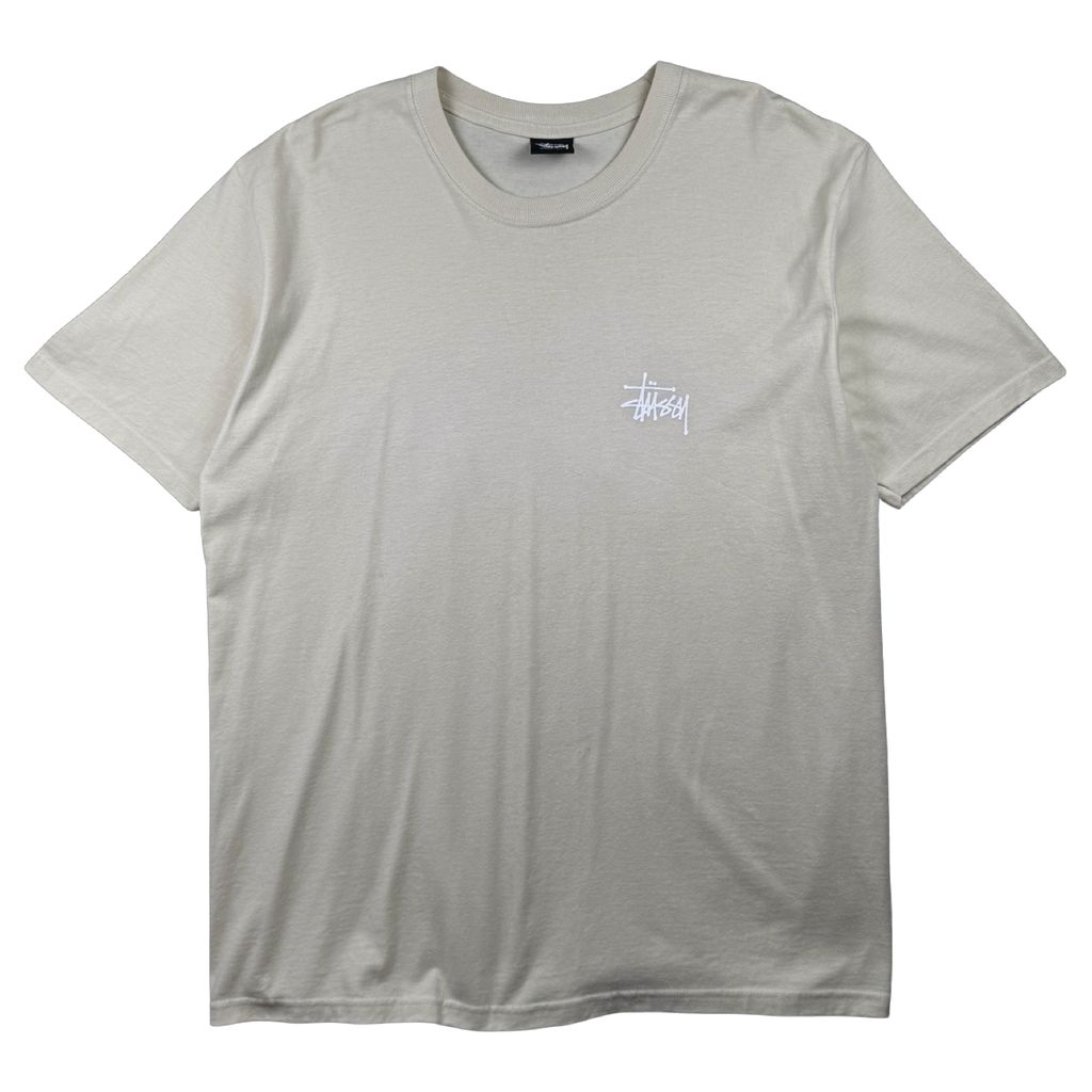 Stussy Basic Tee Bone (USED)