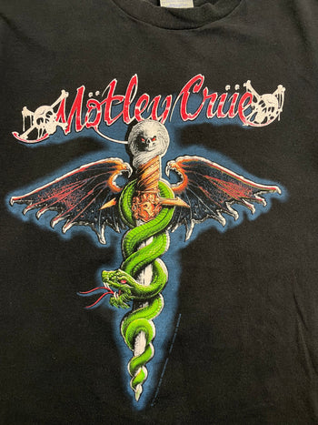 (S) Vintage 80s Mötley Crüe Tee