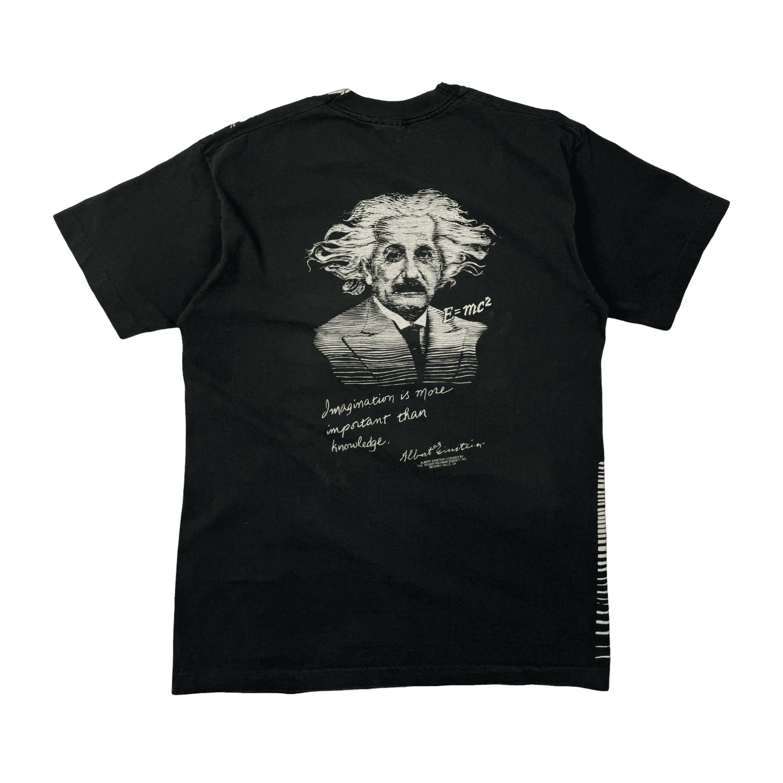 Vintage 90’s Albert Einstein Tee Black