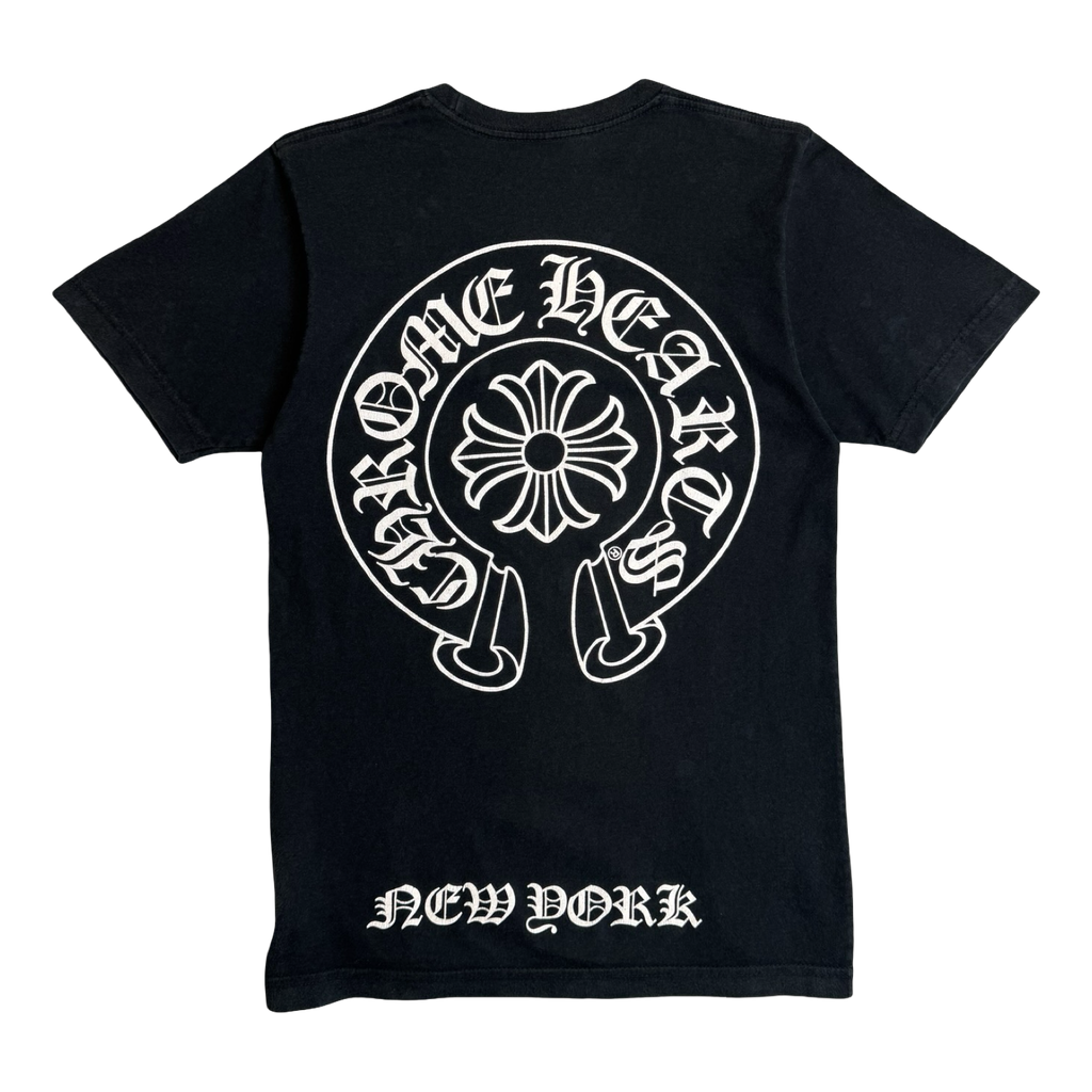 Chrome Hearts New York Horseshoe Pocket Tee Black