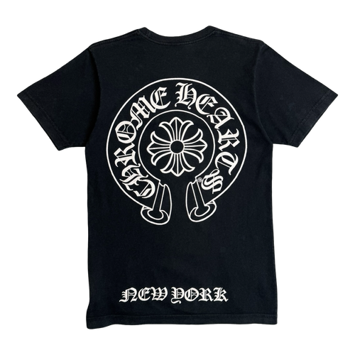 Chrome Hearts New York Horseshoe Pocket Tee Black | Vintage Clothing Store Canada