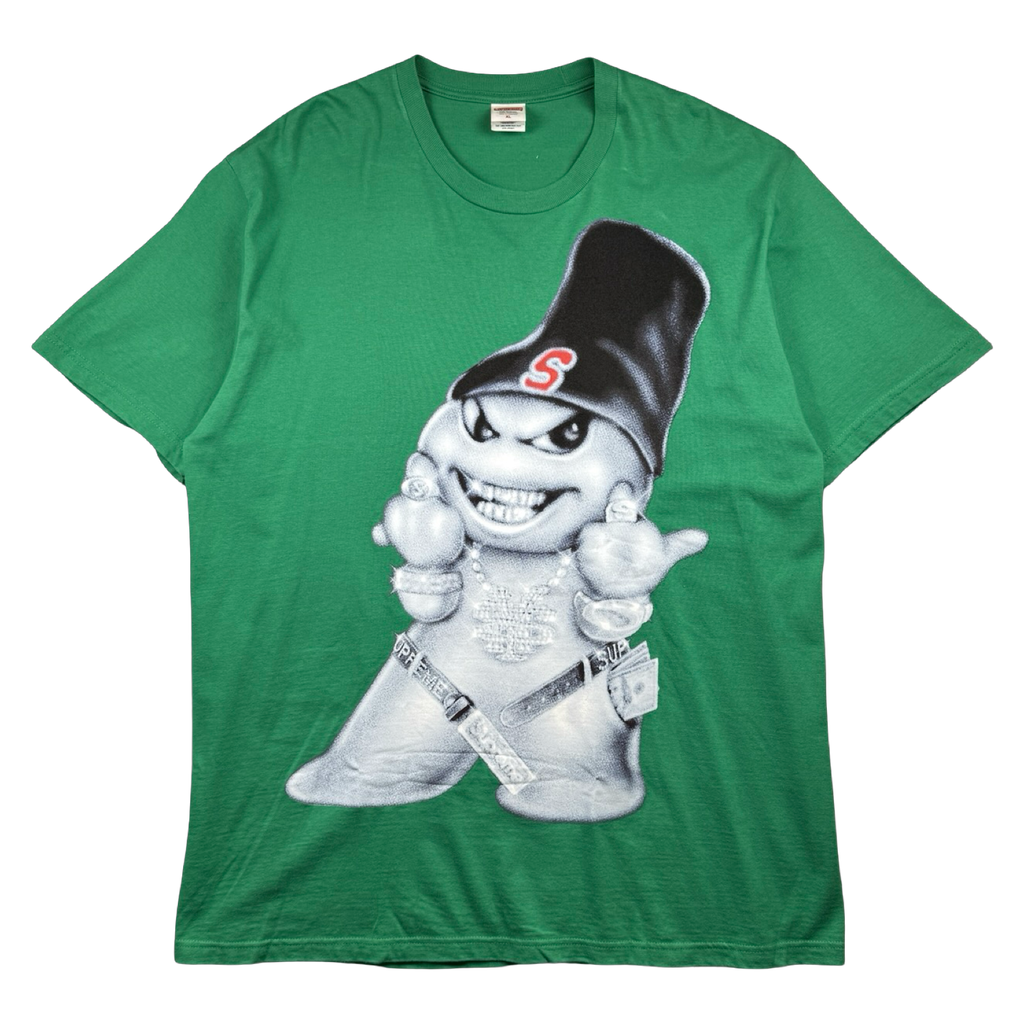 Supreme Snowman Tee Green (USED)