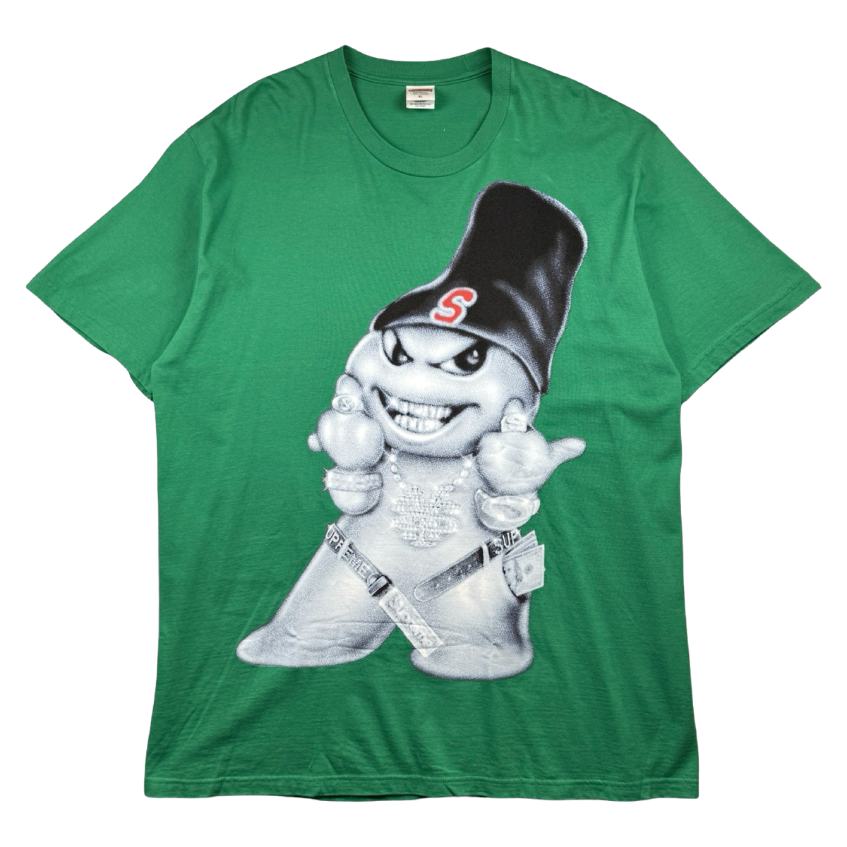 Supreme Snowman Tee Green (USED)