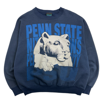 Vintage 1990s Penn State Nittany Lions Sweatshirt Navy