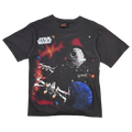 Vintage Star Wars X Wing Death Star Tee Black
