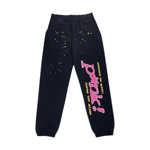 Sp5der P*NK Sweatpants 'Black' | Vintage Clothing Store Canada