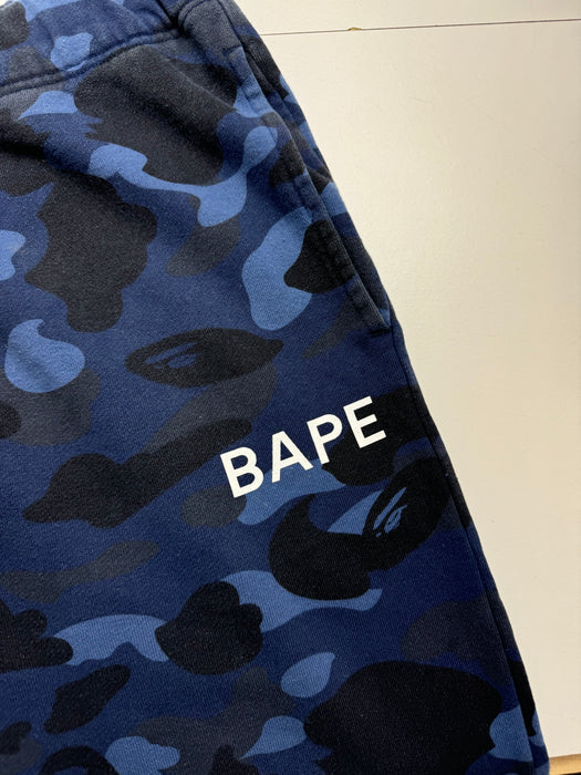 BAPE Color Camo Sweatpants Navy (USED) | Vitnage Clothing Store Canada