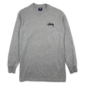 Vintage Stussy Golden 8 Ball L/S Tee Grey
