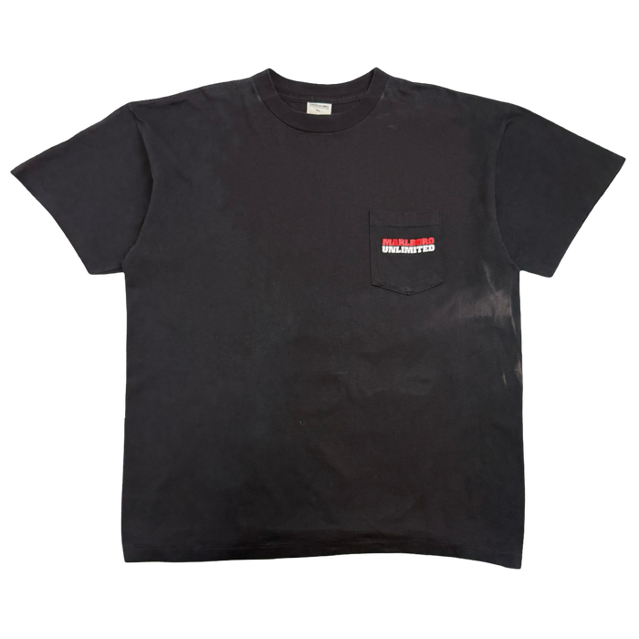Vintage Marlboro Unlimited Pocket Tee Black | Vitnage Clothing Store Canada