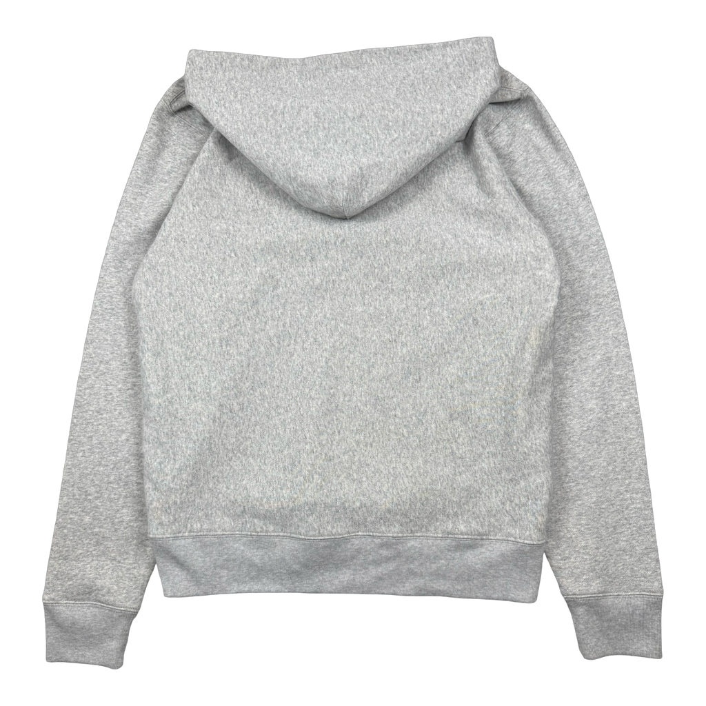 Vintage Stussy SS Varsity Logo Hoodie Heather Grey