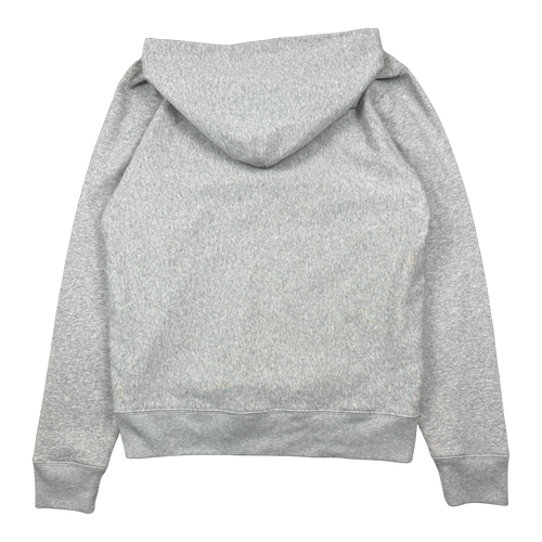 Vintage Stussy SS Varsity Logo Hoodie Heather Grey | Vintage Clothing Store Canada
