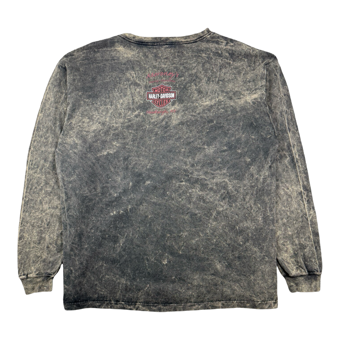 Vintage Harley Davidson Eagle Acid Wash L/S Tee | Vitnage Clothing Store Canada