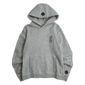 Chrome Hearts Embroidered Vertical Logo Hoodie Grey
