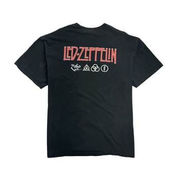 (XL) Vintage Led Zeppelin Band Tee Black