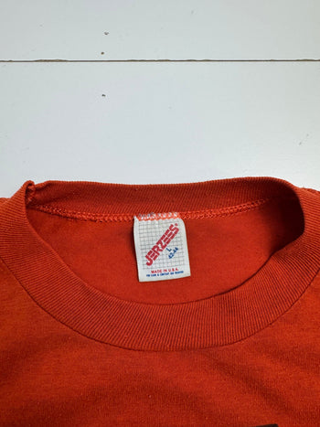Vintage '91 University Of Miami Tee Orange