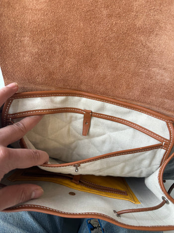 Goyard Alpin Goyardine Backpack Black/Tan