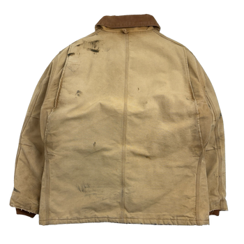 Vintage Carhartt Quilt Lined Arctic Work Jacket Tan
