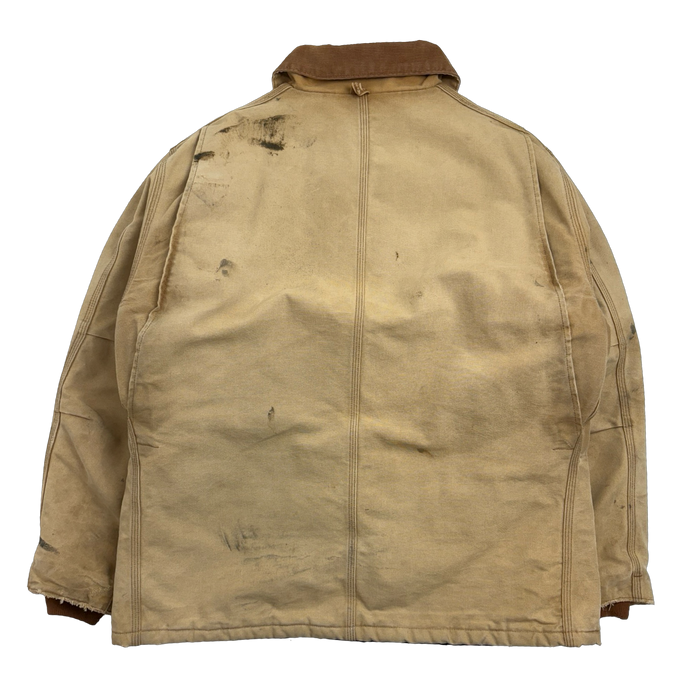 Vintage Carhartt Quilt Lined Arctic Work Jacket Tan | Vitnage Clothing Store Canada
