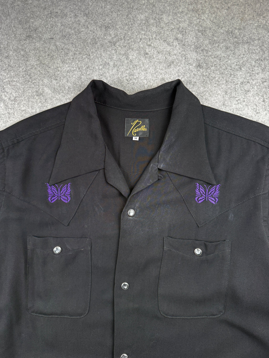 Needles Cowboy One-Up Shirt Black (USED)