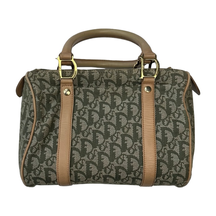 Dior Diorissimo Canvas Boston Bag Green | Vitnage Clothing Store Canada