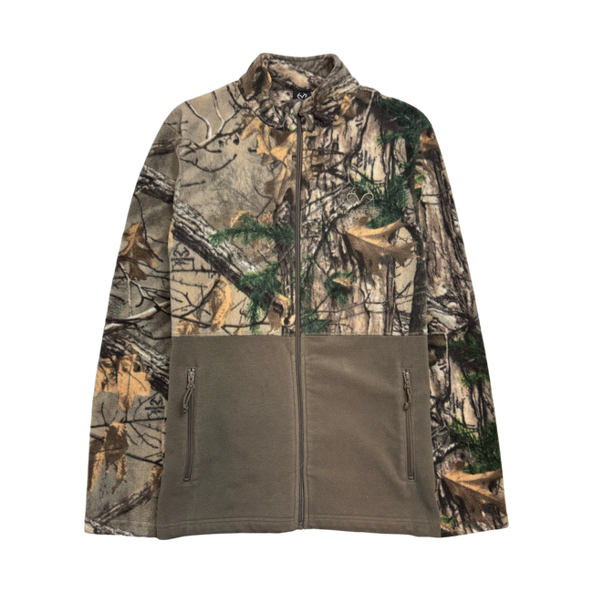 (L) Realtree Full-Zip Fleece Camo