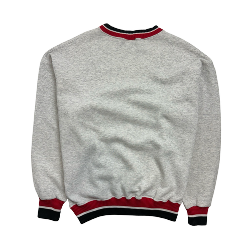 (L) Vintage Kansas City Chiefs Sweatshirt Light Grey | Vintage Clothing Store Canada