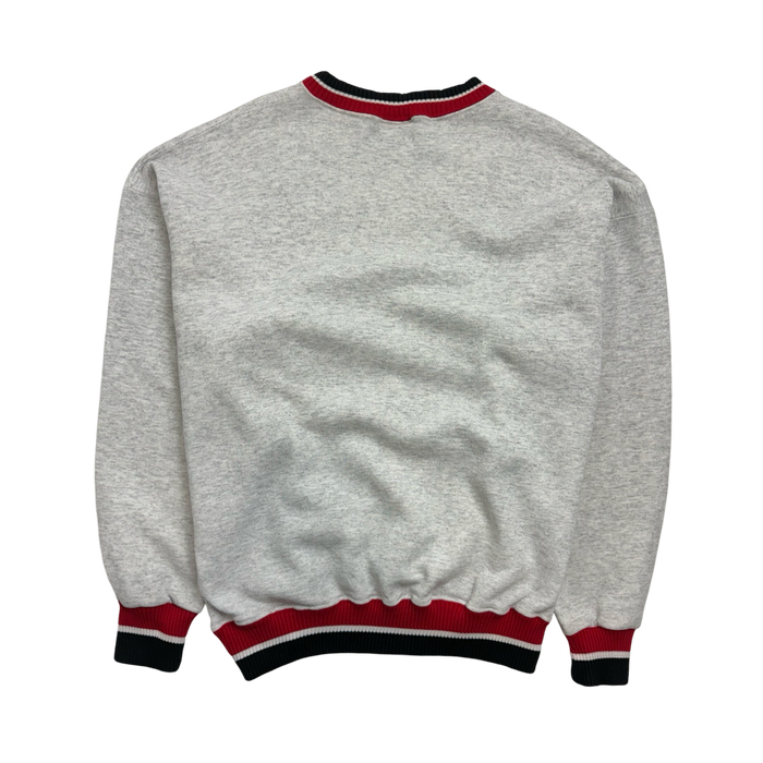 (L) Vintage Kansas City Chiefs Sweatshirt Light Grey | Vitnage Clothing Store Canada