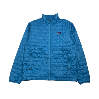 (L) Patagonia Micro Puffer Jacket Light Blue