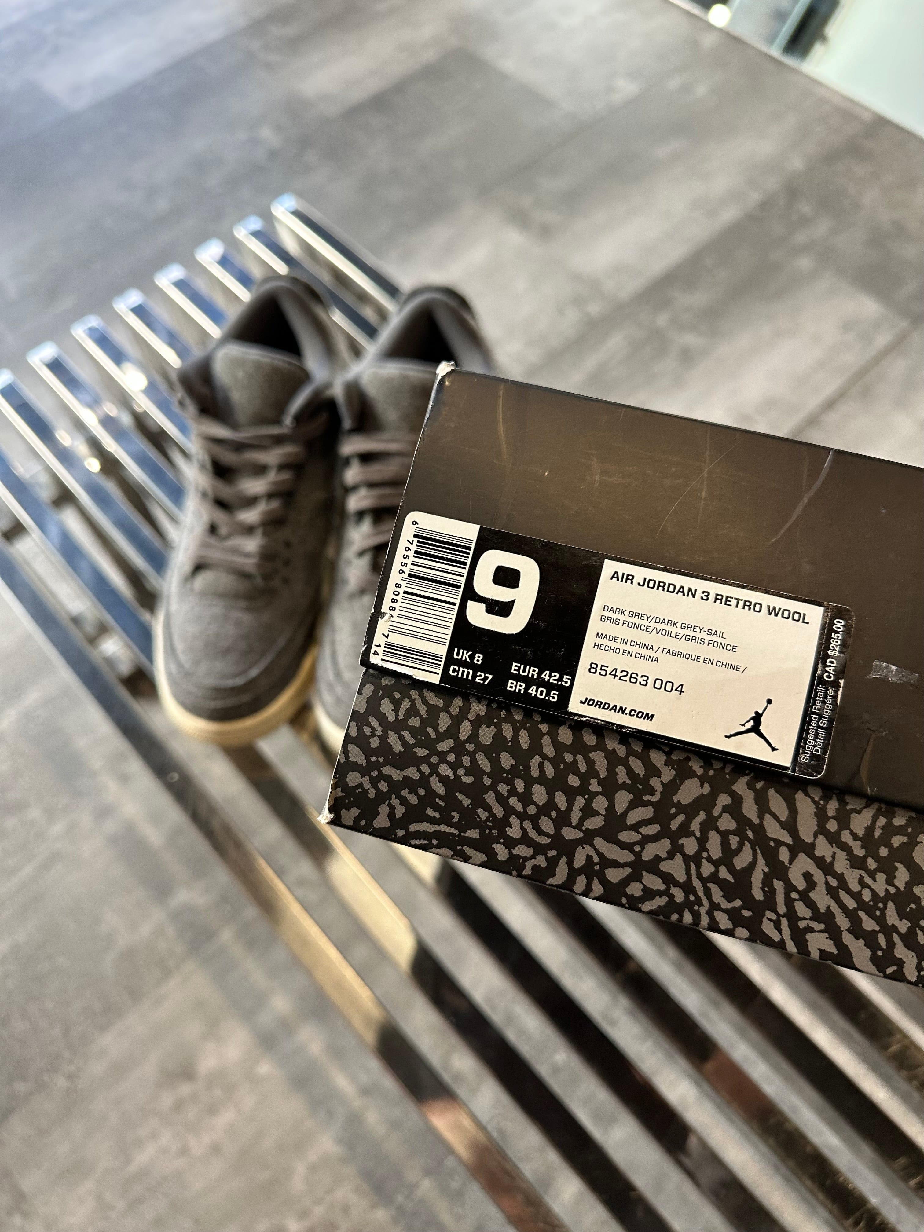 Air Jordan 3 Retro Wool (USED)
