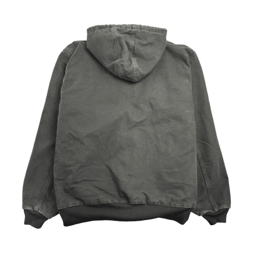 Vintage Carhartt Zip Up Hooded Jacket Black | Vintage Clothing Store Canada