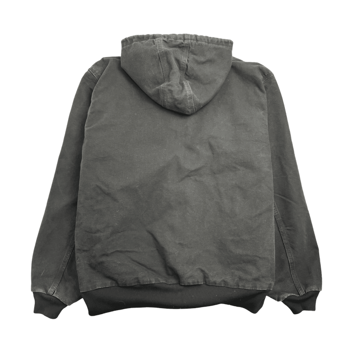 Vintage Carhartt Zip Up Hooded Jacket Black | Vitnage Clothing Store Canada