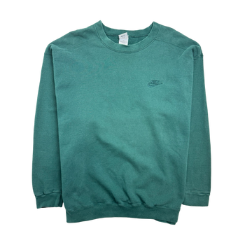 (XL) Vintage 90s Nike Side Print Sweatshirt Green