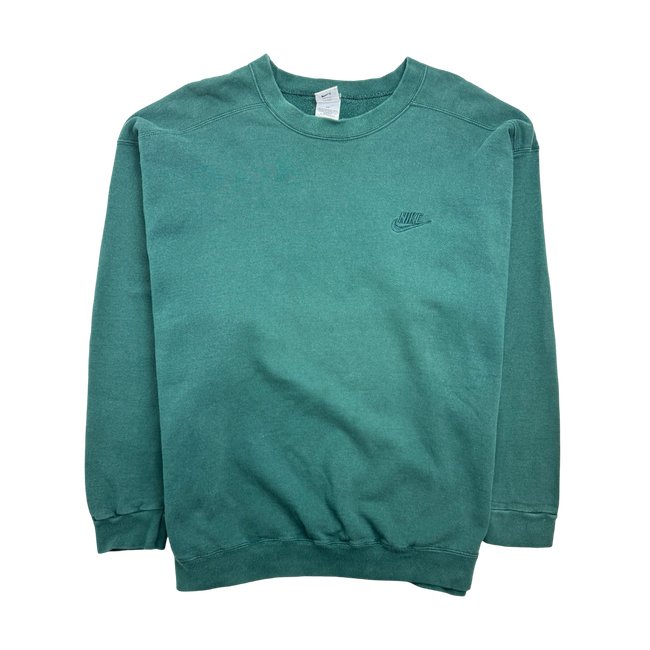 (XL) Vintage 90s Nike Side Print Sweatshirt Green