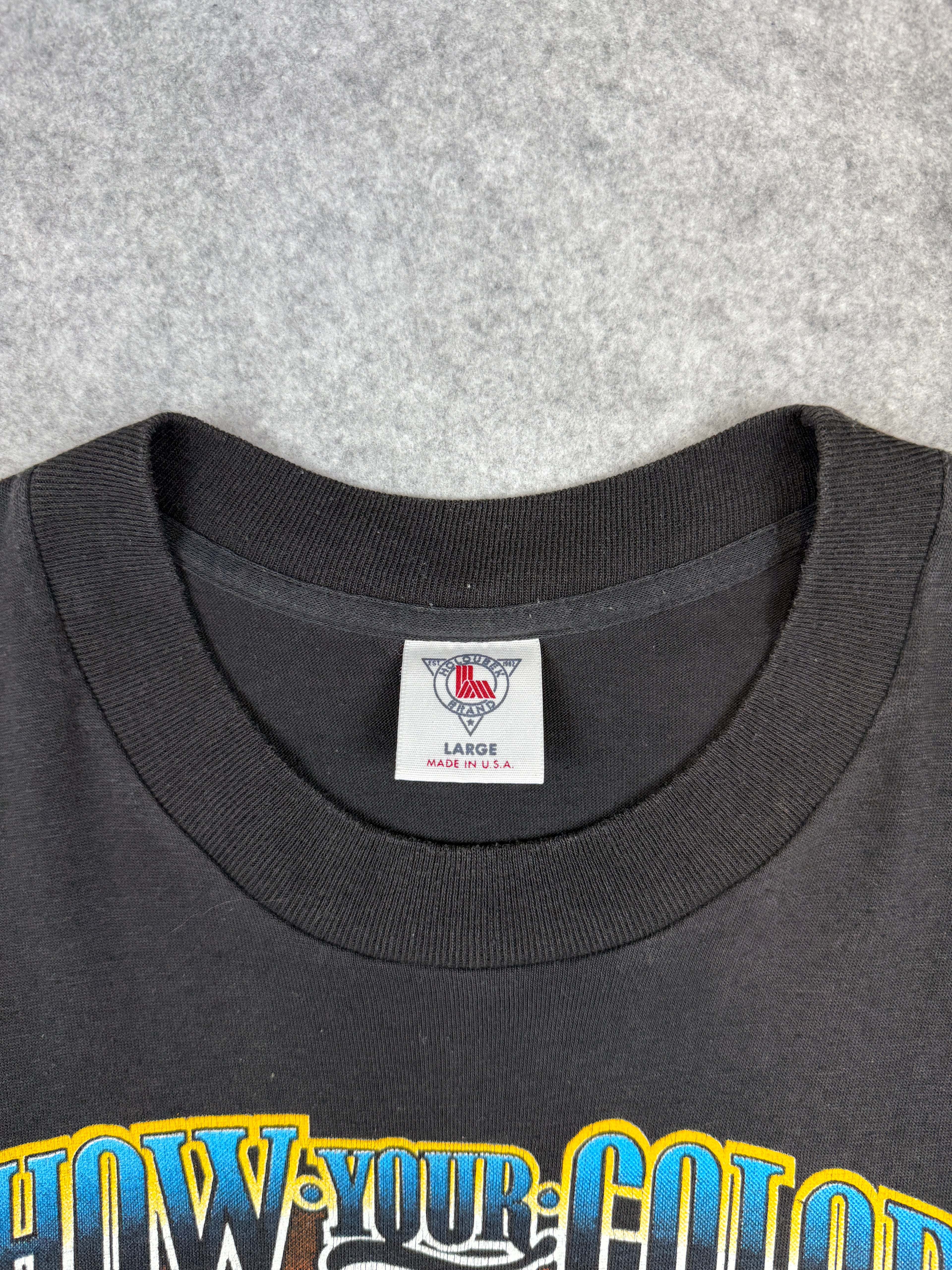 Vintage Harley Davidson Show Your Colors Tee Black