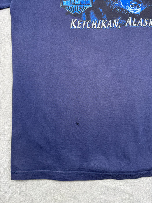 Vintage Harley Davidson Inside Passage Tee Navy | Vitnage Clothing Store Canada